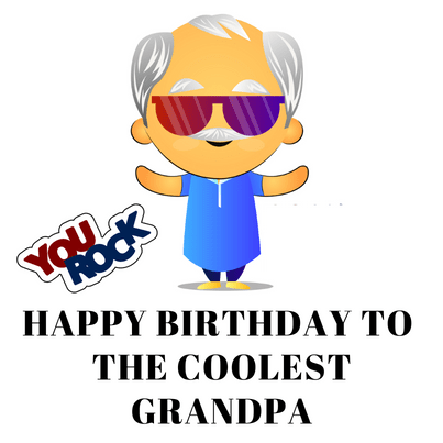 birthday wish to the coolest grandpa
