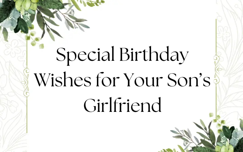 21st Birthday Wishes For Sons Girlfriend