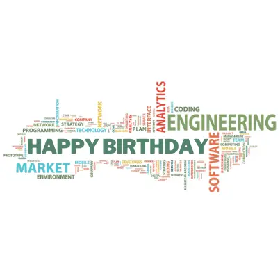 Happy Birthday To A Developer! Programming, Engineering, Software, Analytics, Coding, Computing