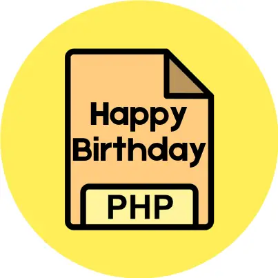 Happy Birthday, PHP, Programmer, 