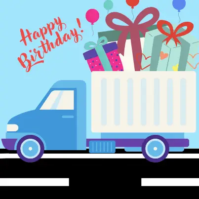 Happy Birthday To A Truck Driver