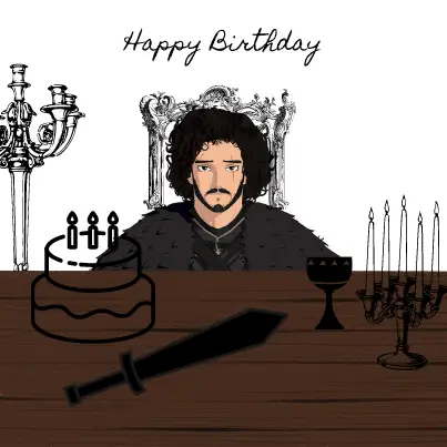 Birthday Cards For Game of Thrones Fan