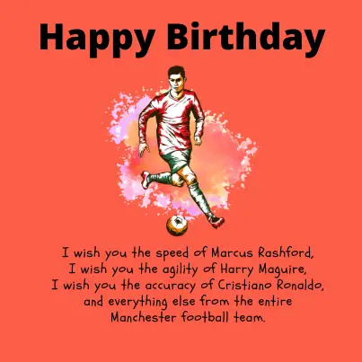 Birthday Wishes And Cards For A Manchester Fan
