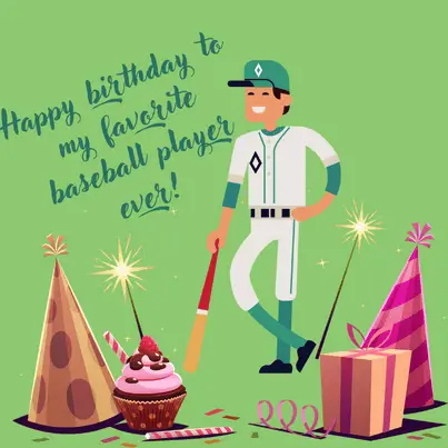 Happy birthday to my favorite baseball player ever