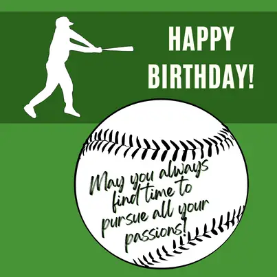 birthday messages for baseball player