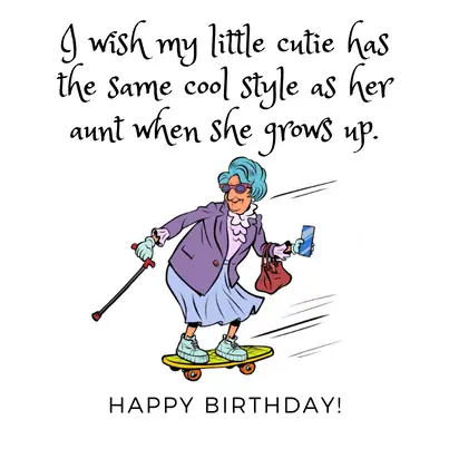 Funny Happy Birthday Wish for Niece