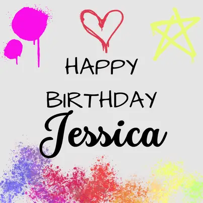 birthday wish to Jessica