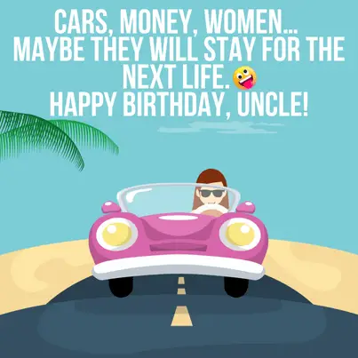 funny birthday wish for uncle