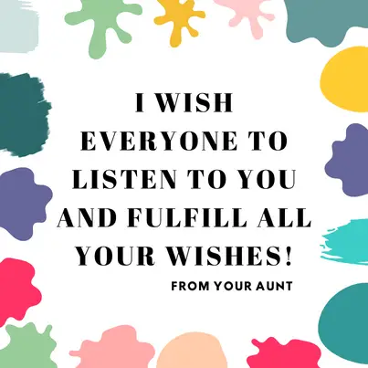 funny message to niece from aunt