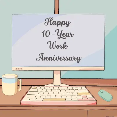 10 Years' Anniversary at Roweb for two more colleagues!