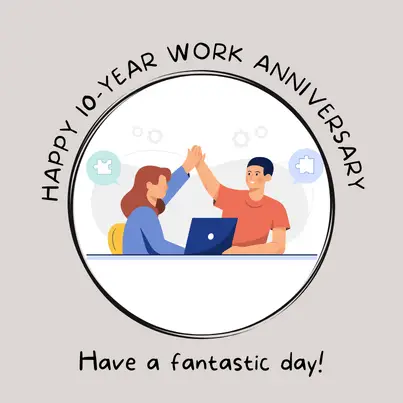 10 Years' Anniversary at Roweb for two more colleagues!