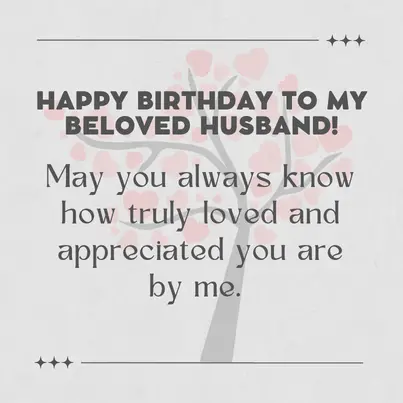 Happy Birthday to my beloved husband