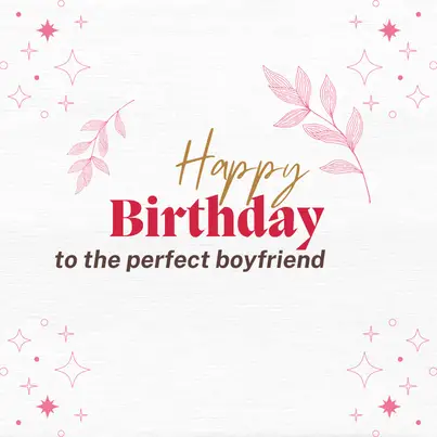 happy birthday to the perfect boyfriend