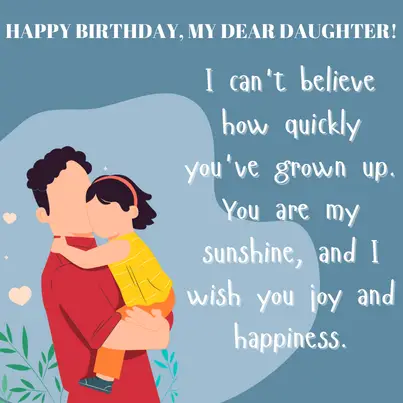 happy birthday wish for daughter from dad