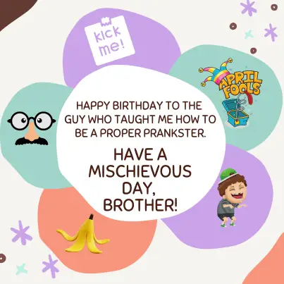 funny wish for brother