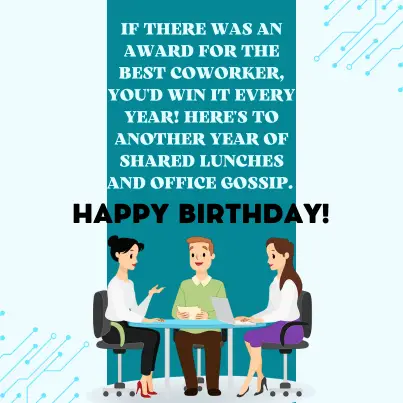 happy birthday to coworker funny wish