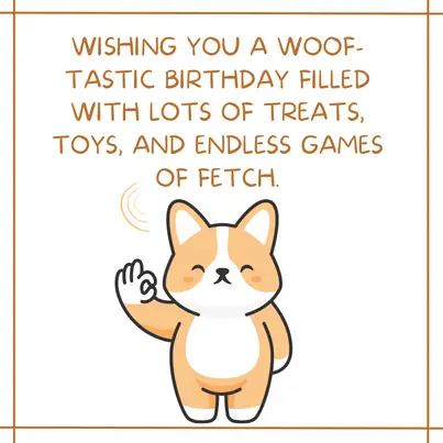 person who loves dogs birthday wish