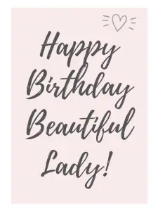 Happy Birthday Beautiful Lady - 36 Wishes (+Images) | I-Wish-You