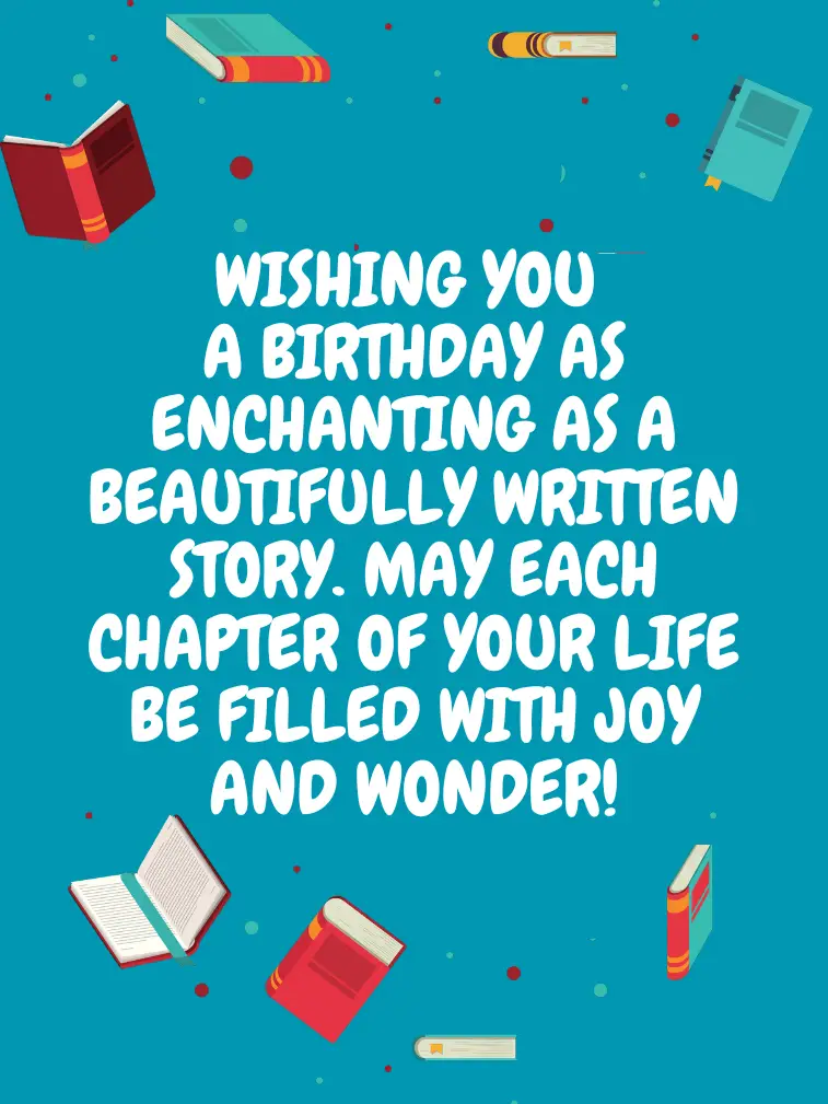 Birthday Wish for Book Lover