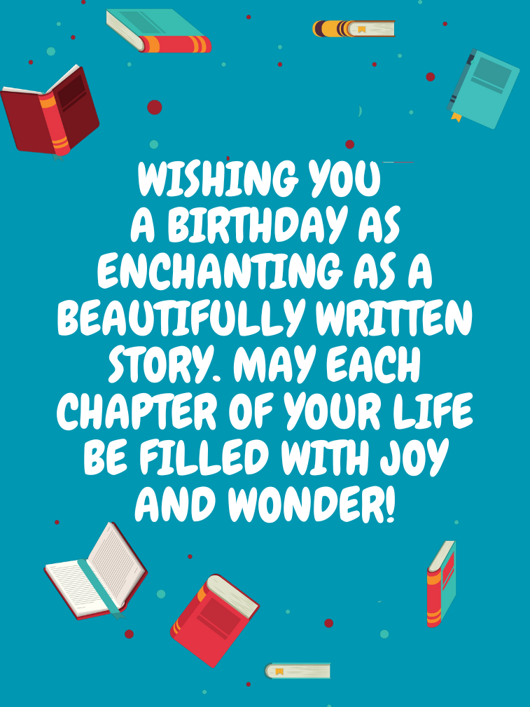 Birthday Wish for Book Lover