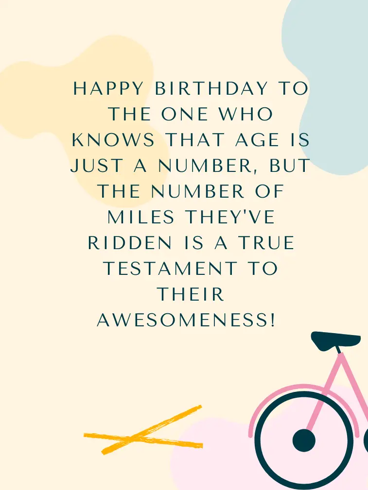 Happy Birthday Bicycle Rider