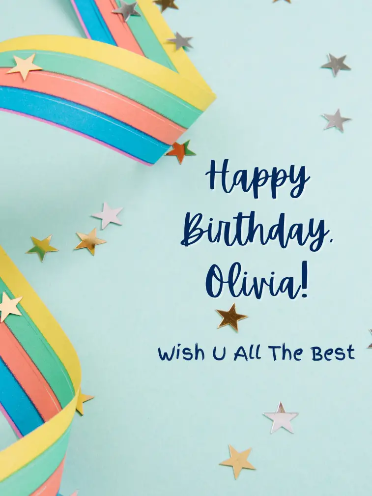 Birthday Wish to Olivia