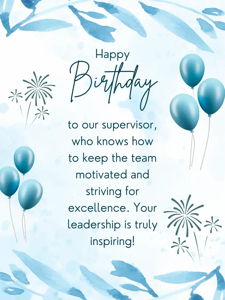 Happy Birthday to Our Supervisor