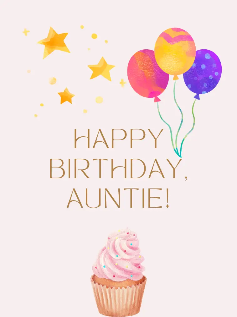 Happy Birthday to the Best Auntie