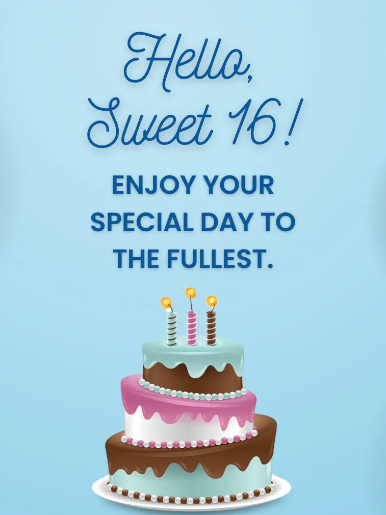 Happy Sweet 16 Birthday - 56 Amazing Wishes | I-Wish-You