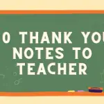 teacher thank you notes