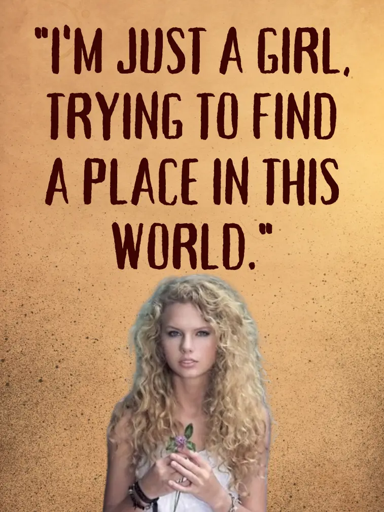 Quote From Song A Place in This World.