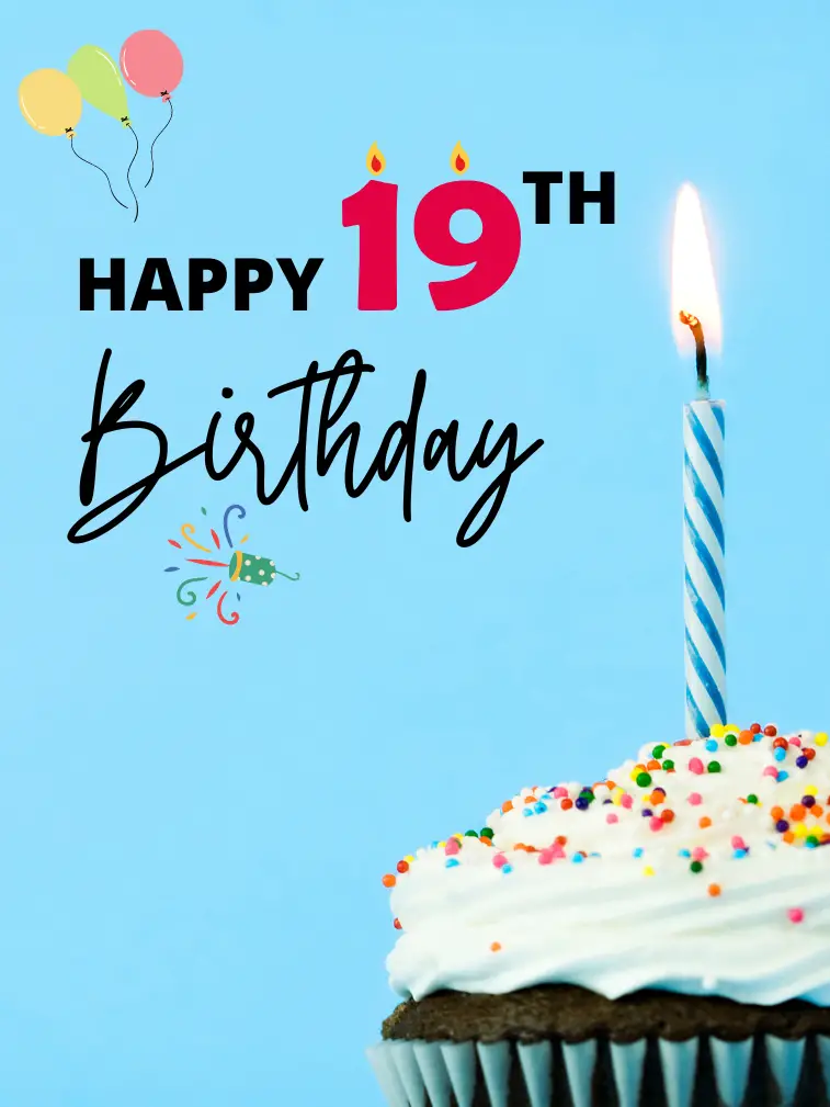 Happy 19th Birthday Image