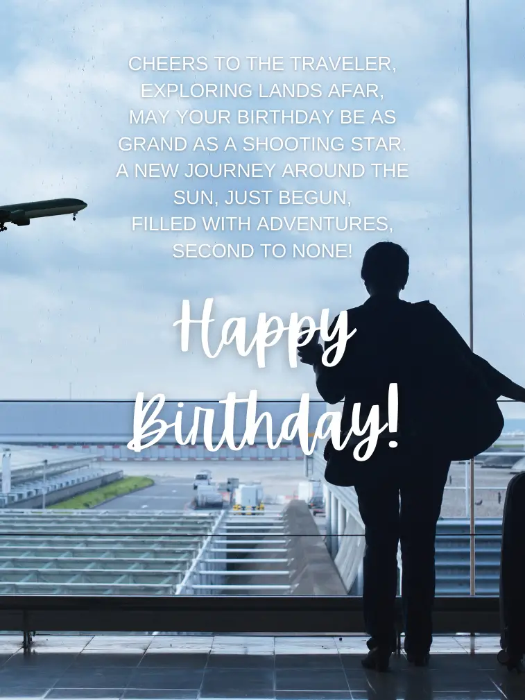 Funny Birthday Message to The Traveler